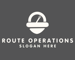 Location Pin Scale logo
