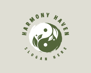 Nature Yin Yang logo