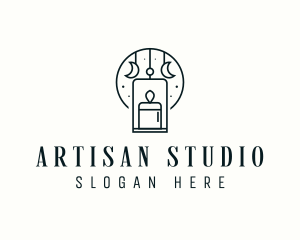 Artisanal Candle Decor logo design