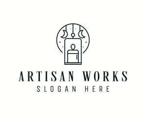 Artisanal Candle Decor logo design