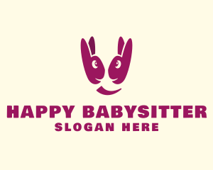 Bunny Rabbit Pet logo design