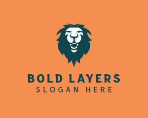 Wild Lion Mane  logo design