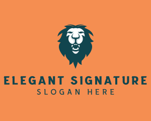 Wild Lion Mane  logo design