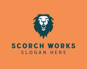 Wild Lion Mane  logo design