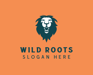 Wild Lion Mane  logo design