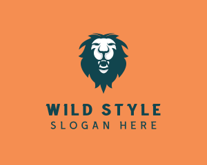 Wild Lion Mane  logo design