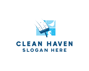 Window Cleaning Sanitation logo design
