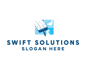 Window Cleaning Sanitation logo design