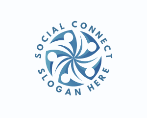Abstract Social People logo