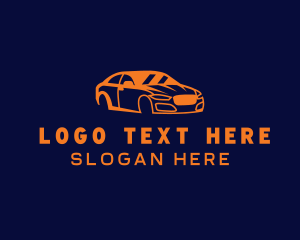 Racing Car Automotive Repair logo