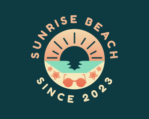 Summer Beach Sunglasses logo design