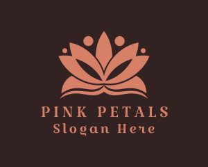 Spa Healing Lotus  logo design