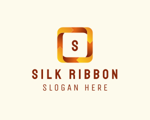 Square Ribbon Media logo design