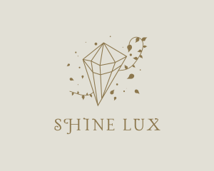 Gold Luxe Diamond logo design