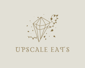 Gold Luxe Diamond logo design