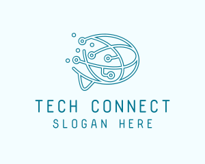 AI Brain Tech logo design