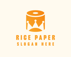 Toilet Paper Crown logo design