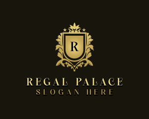 Regal Shield Monarchy logo design