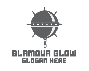 Gray Medieval Weapon logo