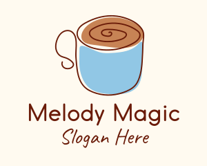 Simple Cafe Mug logo