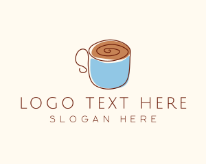 Simple Cafe Mug logo