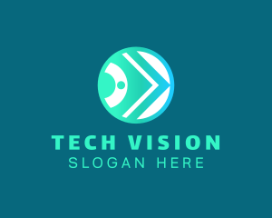 Tech Eye Surveillance logo design