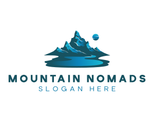 Mountain Lake Camping logo design