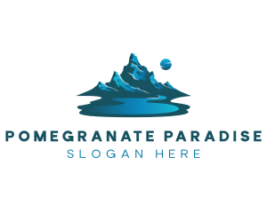 Mountain Lake Camping logo design