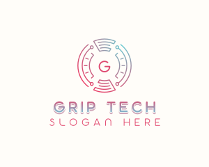 Cyber Tech App logo design