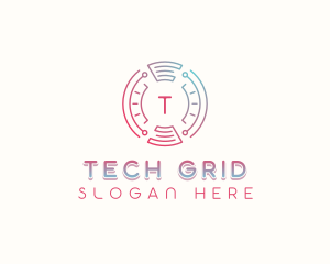 Cyber Tech App logo design