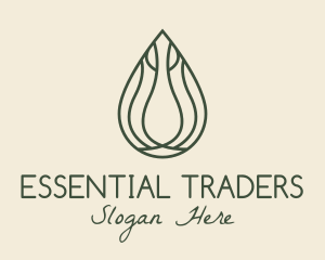 Natural Healing Oil  logo design