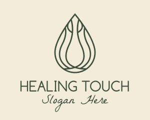 Natural Healing Oil  logo design