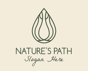 Natural Healing Oil  logo design