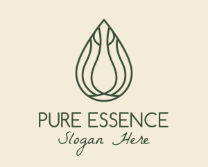 Natural Healing Oil  logo design