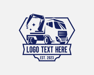 Tow Truck Trucking Vehicle logo