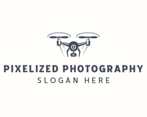 Camera Drone Copter logo design