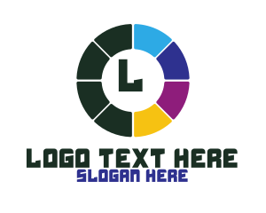 Color - Color Wheel Palette logo design