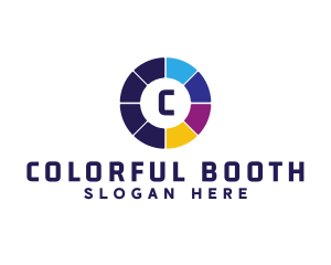 Color Wheel Palette logo design