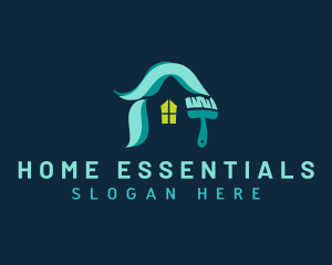 Home Renovation Paint logo design