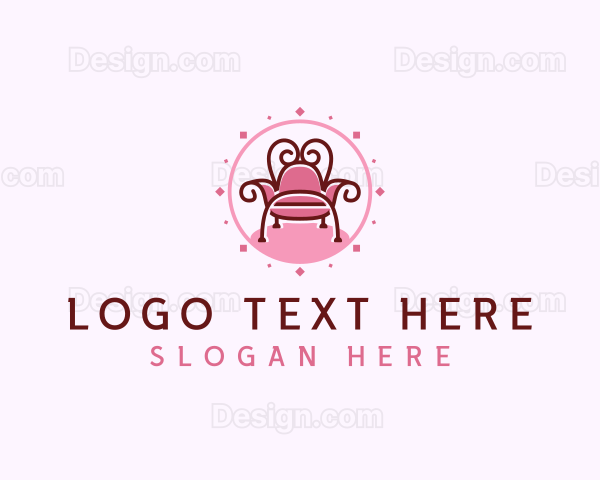 Elegant Throne Chair Logo