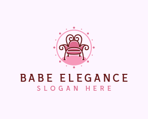 Elegant Throne Chair logo design