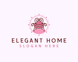 Elegant Throne Chair logo design