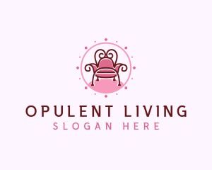 Elegant Throne Chair logo design