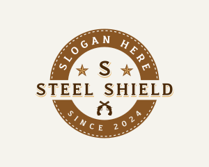 Western Sheriff Gun logo design