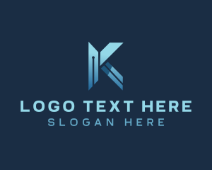 Cyber Technology Firm Letter K logo