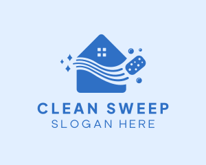 Scrub Swipe Clean logo design