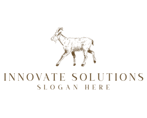 Goat Livestock Horn logo