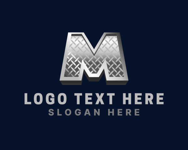 Metal logo example 1