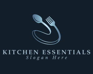 Silverware Utensil Restaurant logo design