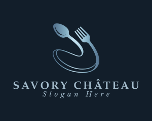 Silverware Utensil Restaurant logo design